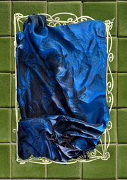 Blue Rose Pashmina Headwrap