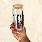 Created With a Purpose - Lid + Straw + Holiday Topper