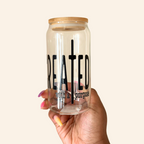 Created With a Purpose - Lid + Straw + Holiday Topper