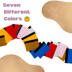 Multi-Color Squeegee’s - Black Felt Edge - Plastic Squeegee for Vinyl Craft and Car Wrap