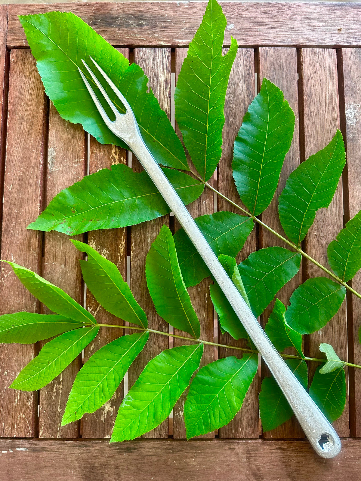 (2 pc) Handmade Cutlery Set - 100% Recycled Materials