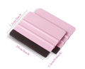 Multi-Color Squeegee’s - Black Felt Edge - Plastic Squeegee for Vinyl Craft and Car Wrap