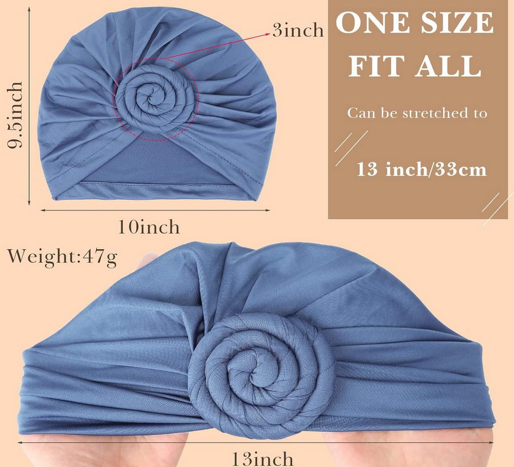 Pre-Tied Jersey Knit Headwraps