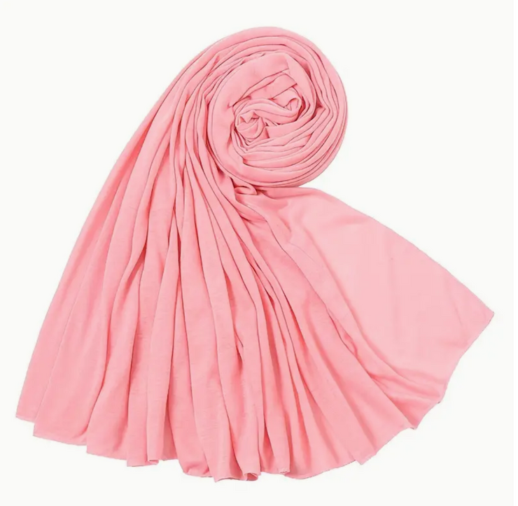 Stretchy Baby Pink Jersey Knit Headwraps