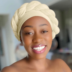 Stretchy Vanilla Bean Jersey Knit Headwraps