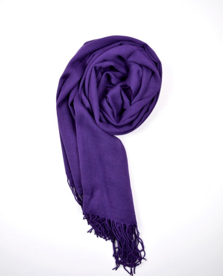 Eggplant Pashmina Headwrap