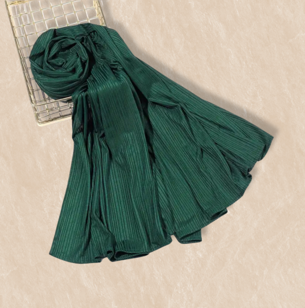 Pine Tree Stretchy Ribbed Scarf Headwrap