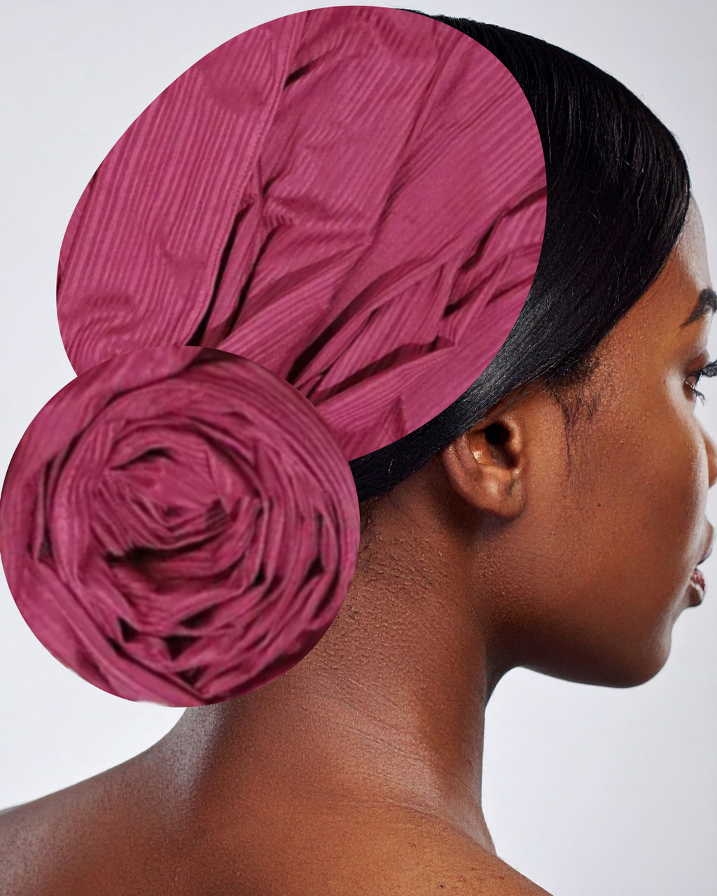 Blush Pear Stretchy Ribbed Scarf Headwrap