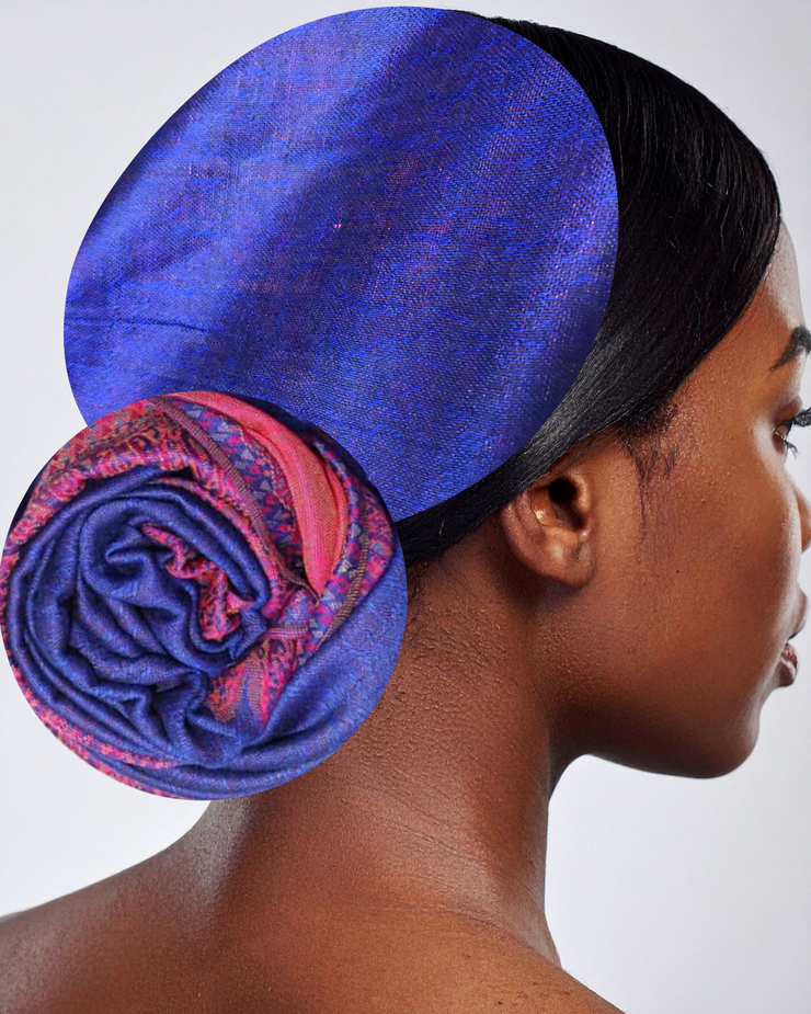 Blue Raspberry Pashmina Headwrap - NEW ARRIVAL