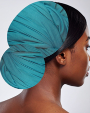Dark Ocean Teal Jersey Knit Headwraps
