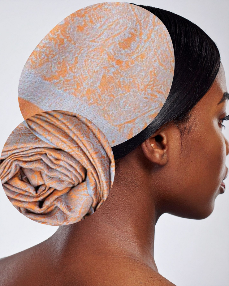 Orange Nectar Pashmina Headwrap