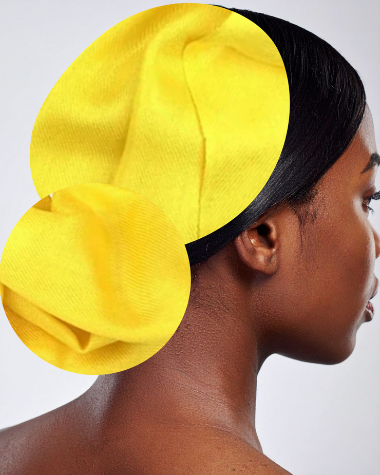 Sunnie Yellow Pashmina Headwrap