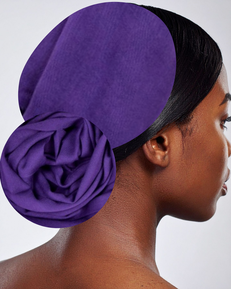 Eggplant Pashmina Headwrap