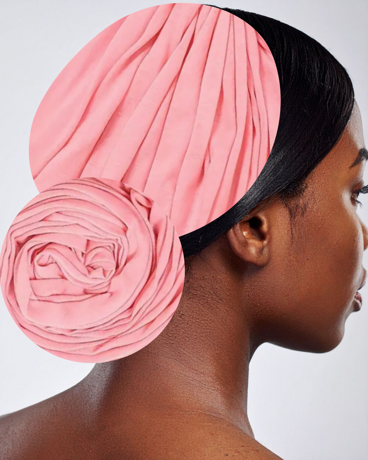 Light Pink Jersey Knit Headwraps
