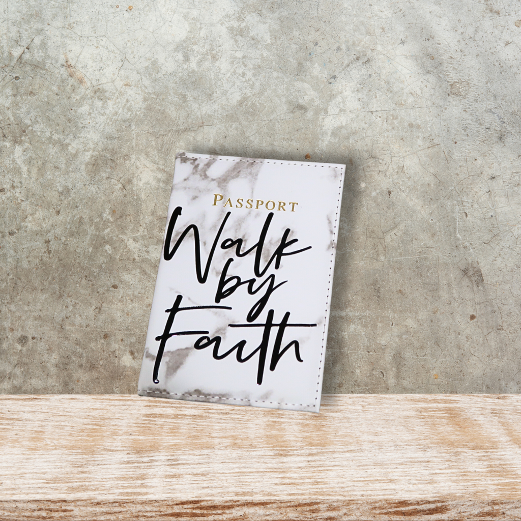 Luxurious Marble Faith Passport Holders