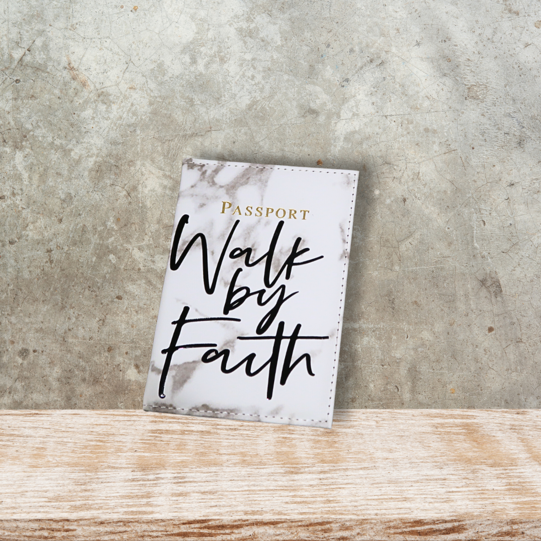 Luxurious Marble Faith Passport Holders