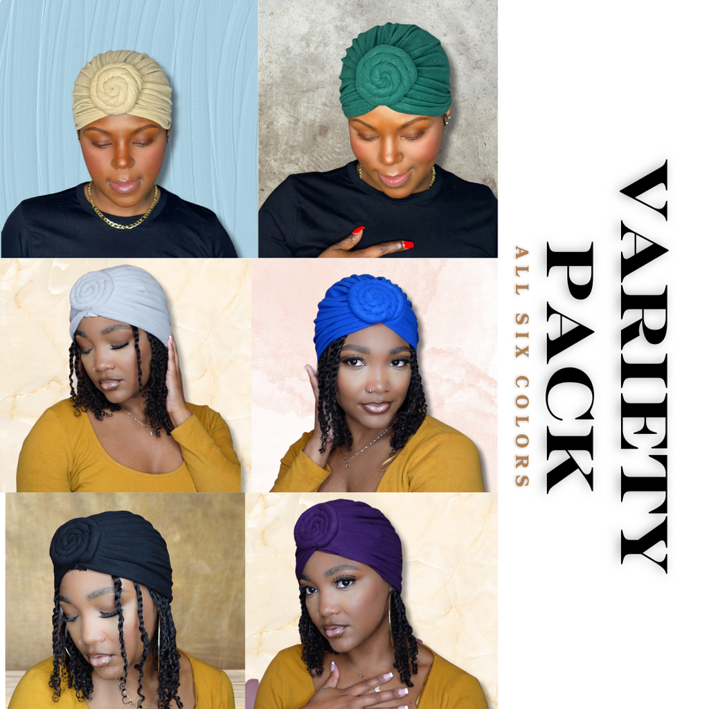 Pre-Tied Jersey Knit Headwraps