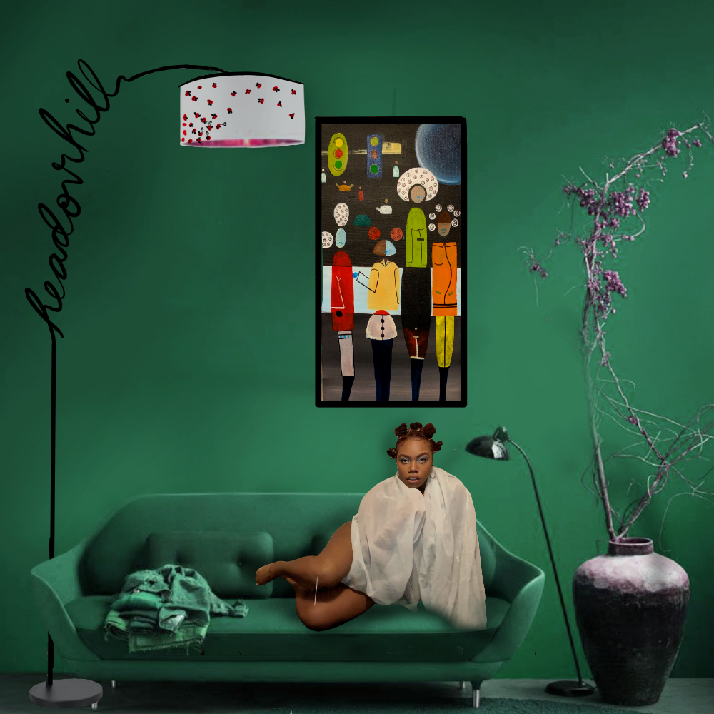 Tendencias familiares-Pintura original