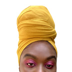 Honey Gold Polyester Headwraps