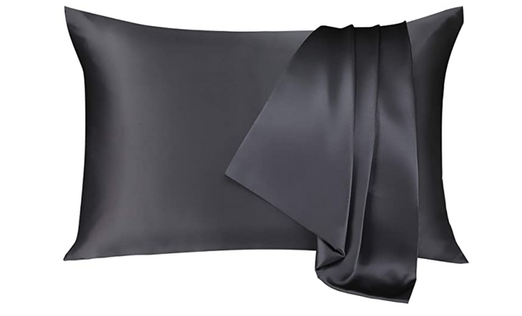 Midnight Black Royal Mulberry Silk Pillow Bundle
