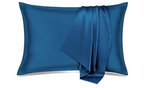 Navy Blue Royal Mulberry Silk Pillow Bundle