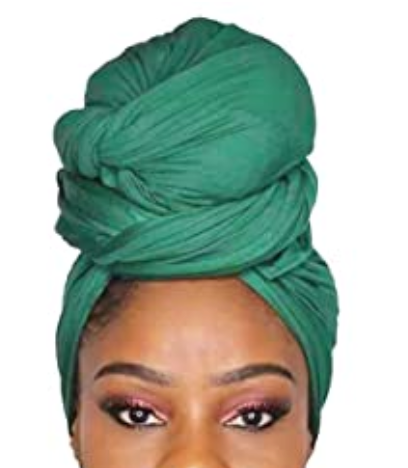 Stretchy Baby Green Jersey Knit Headwraps