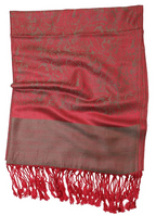 Red Velvet Pashmina Headwrap