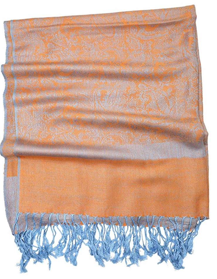 Orange Nectar Pashmina Headwrap