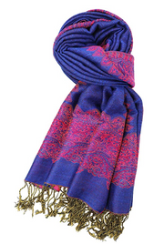 Blue Raspberry Pashmina Headwrap - NEW ARRIVAL