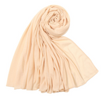 Stretchy Vanilla Bean Jersey Knit Headwraps
