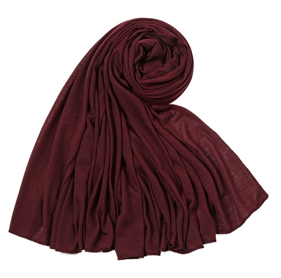 Dark Cherry (Burgundy) Jersey Knit Headwraps