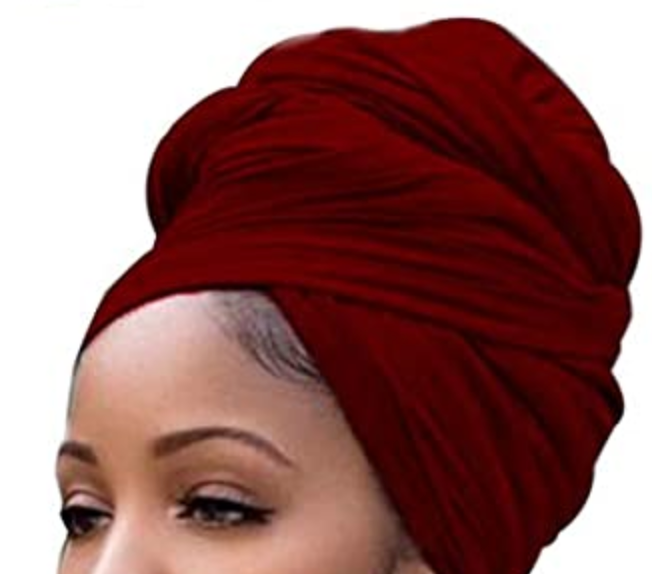 Dark Cherry (Burgundy) Jersey Knit Headwraps