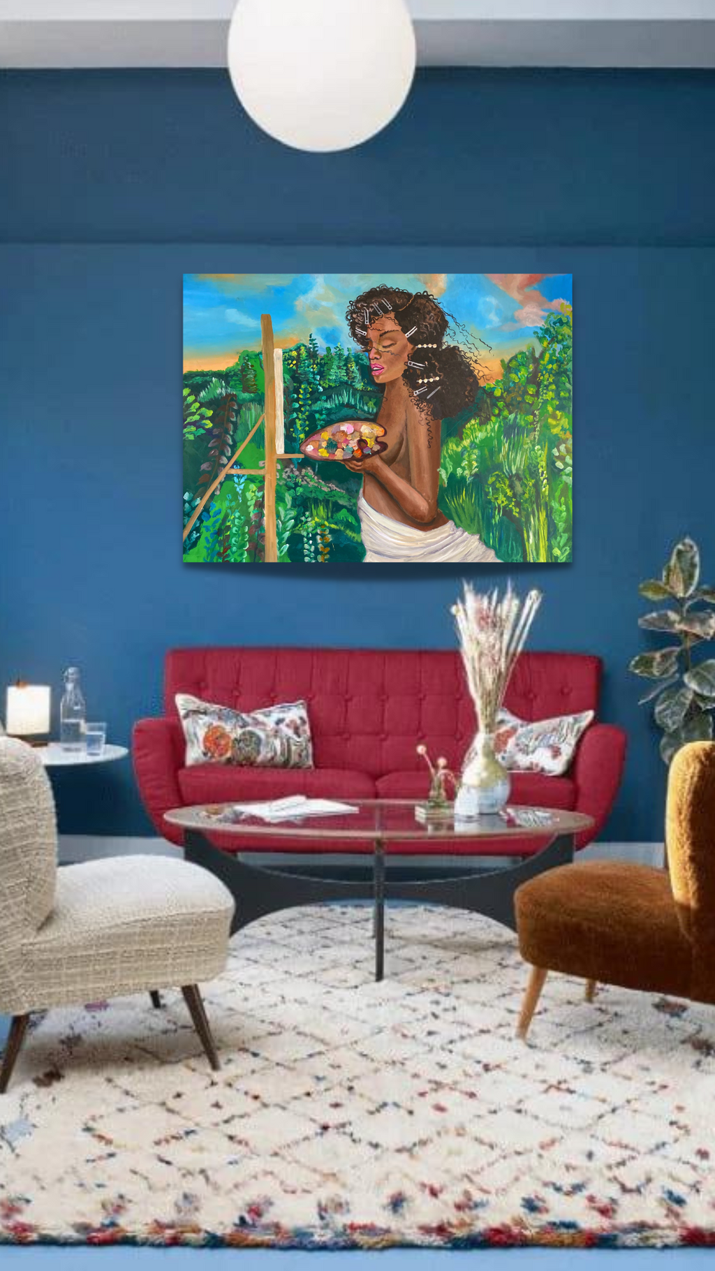 Una oda a las niñas en todas partes - Pintura original y carteles disponibles