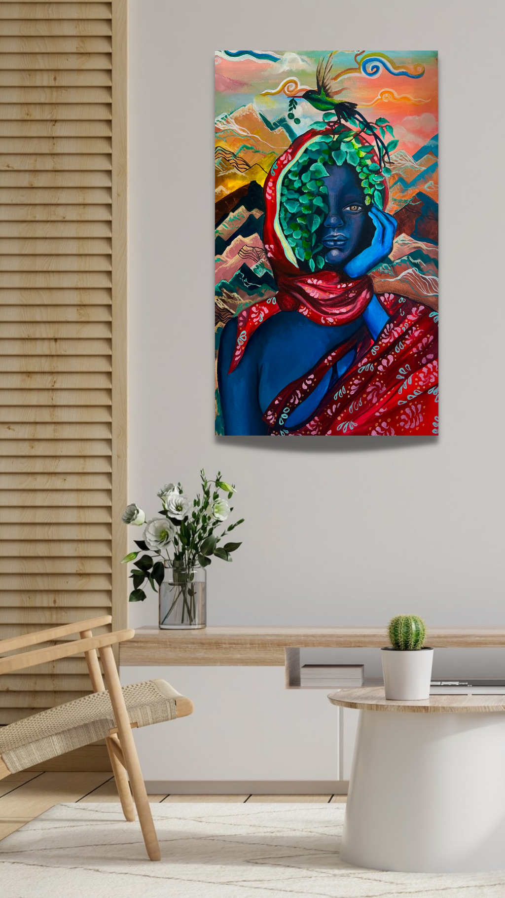 Una oda a las niñas en todas partes - Pintura original y carteles disponibles
