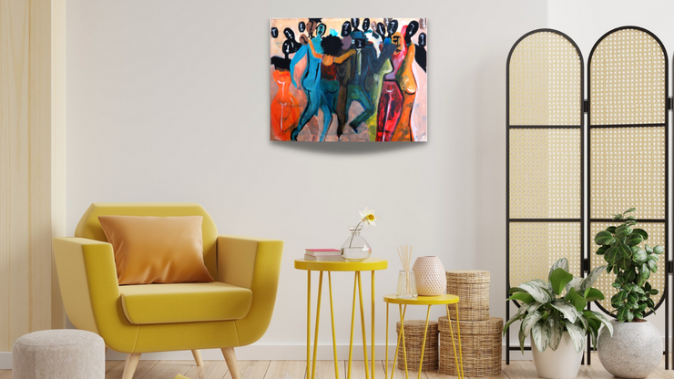 Happy People -  Original Painting & Posters Available