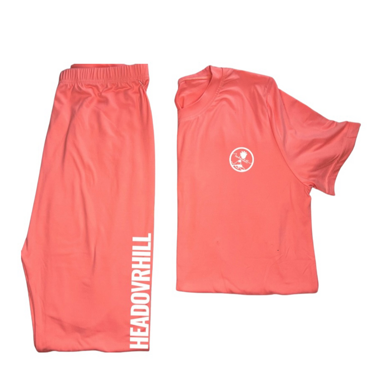 Pink Spring Comfort Matching Short Sleeve Set