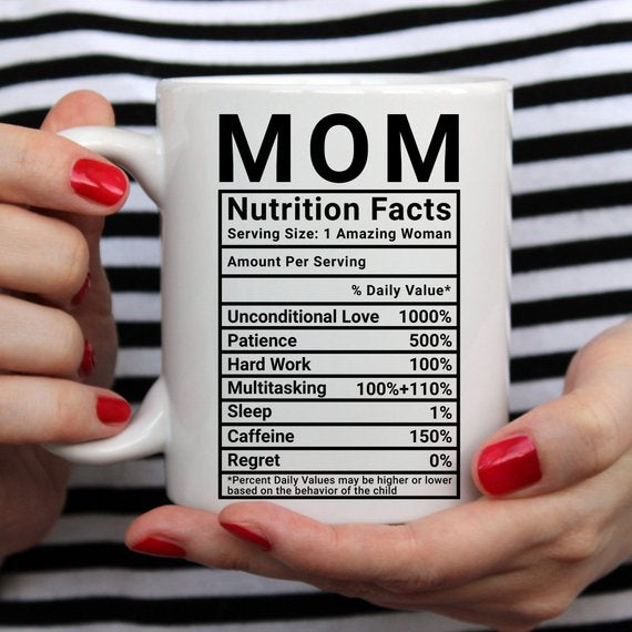 Mother's Juice Mug - Mom Nutrition Facts