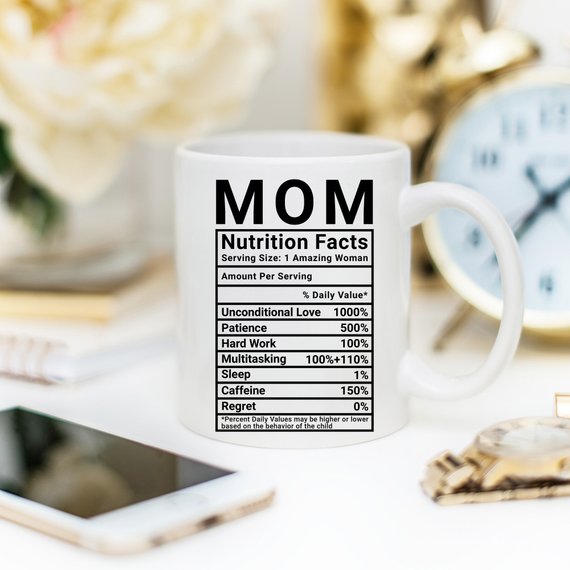Mother's Juice Mug - Mom Nutrition Facts