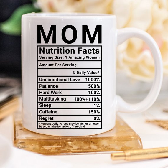 Mother's Juice Mug - Mom Nutrition Facts